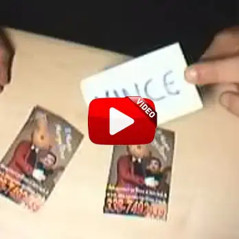 Spiegazione trucco 3 carte parte 1